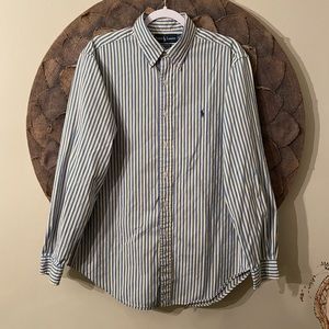 Ralph Lauren Classic Fit Striped Button Down Shirt